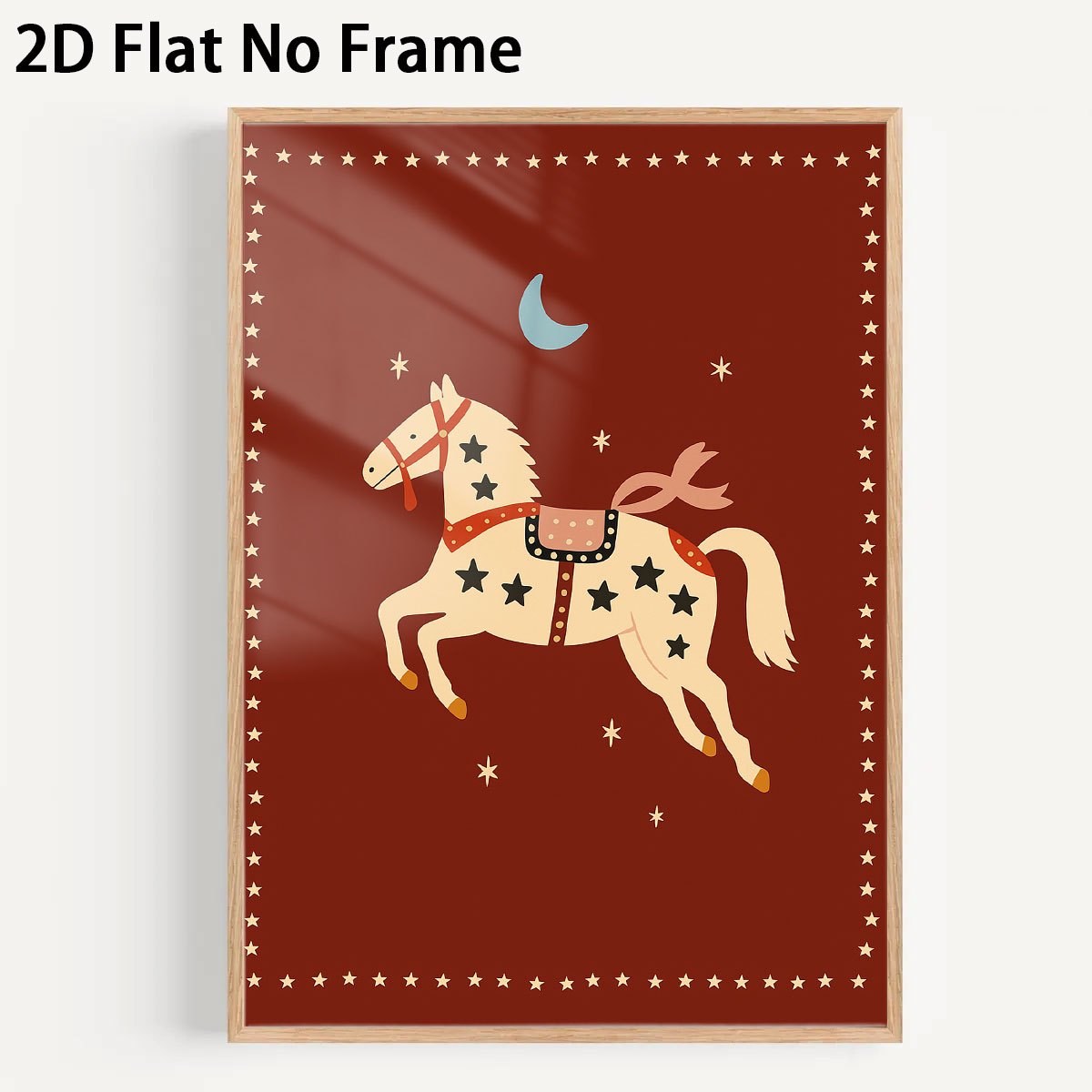 TEMU 2d Flat, 2d Flat, 1pc, Folk Wall Art, Canvas Posters, Unframed Art Prints, Modern Canvas Painting, Bedroom Kitchen Bathroom Wall Decor, Home