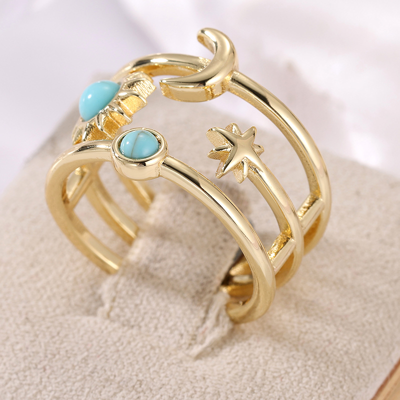 Women's Retro High-End Irregular Opening Finger Ring