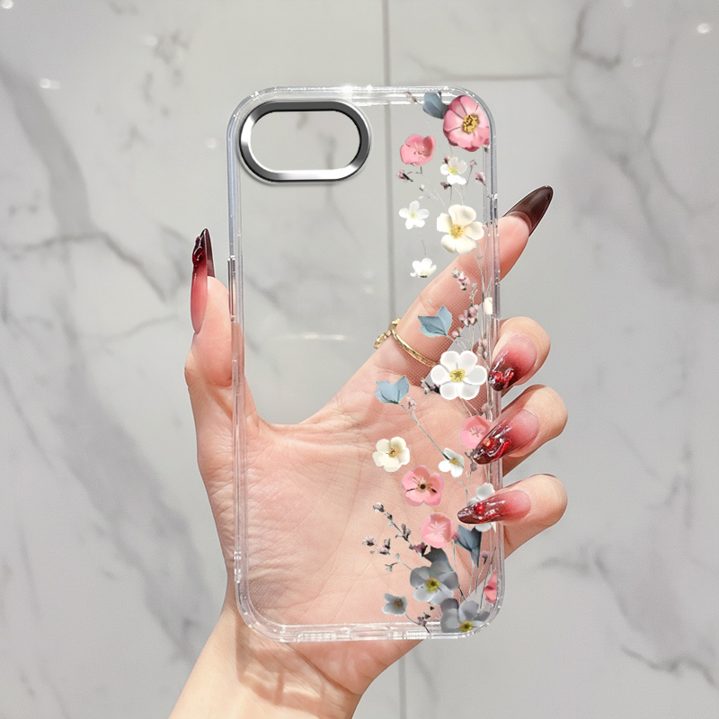 TEMU Phone Case - Compatible With Iphone 16e 17e Anti-yellowing Shockproof Transparent Phone Case, Soft Tpu Scratch-resistant Slim Phone Cover, The