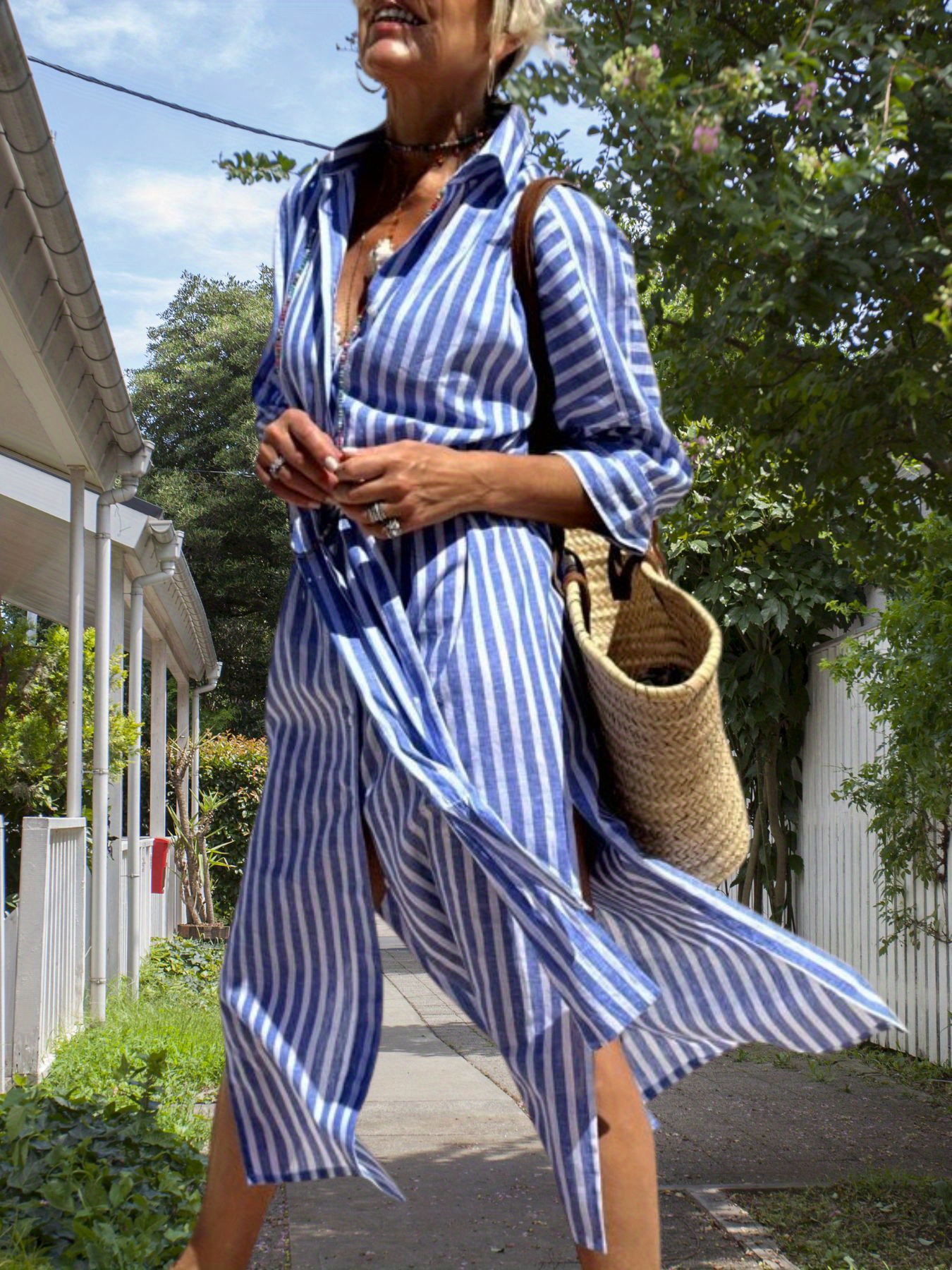 casual ladies summer dresses TqaSer for Women 2024 Short Sleeve Solid Color Waist Shirred A-Line Dress at Amazon Women's Clothing store A great casual summer dresses for fashion women UVN Summer Dresses for Women