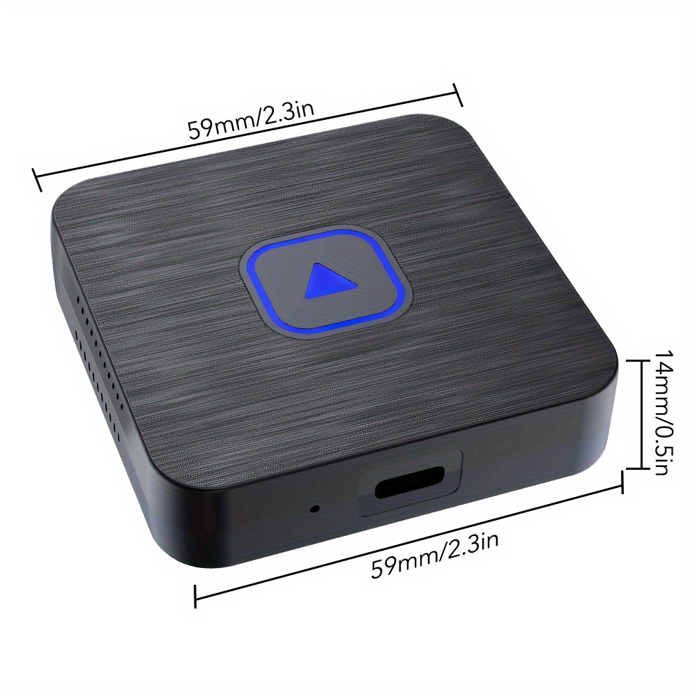 TEMU & Android , 2-in-1 Portable Wireless Adapter With Auto , - Carplay Wireless Streaming For Iphone/ipad/smartphones, Compatible With Smartphones