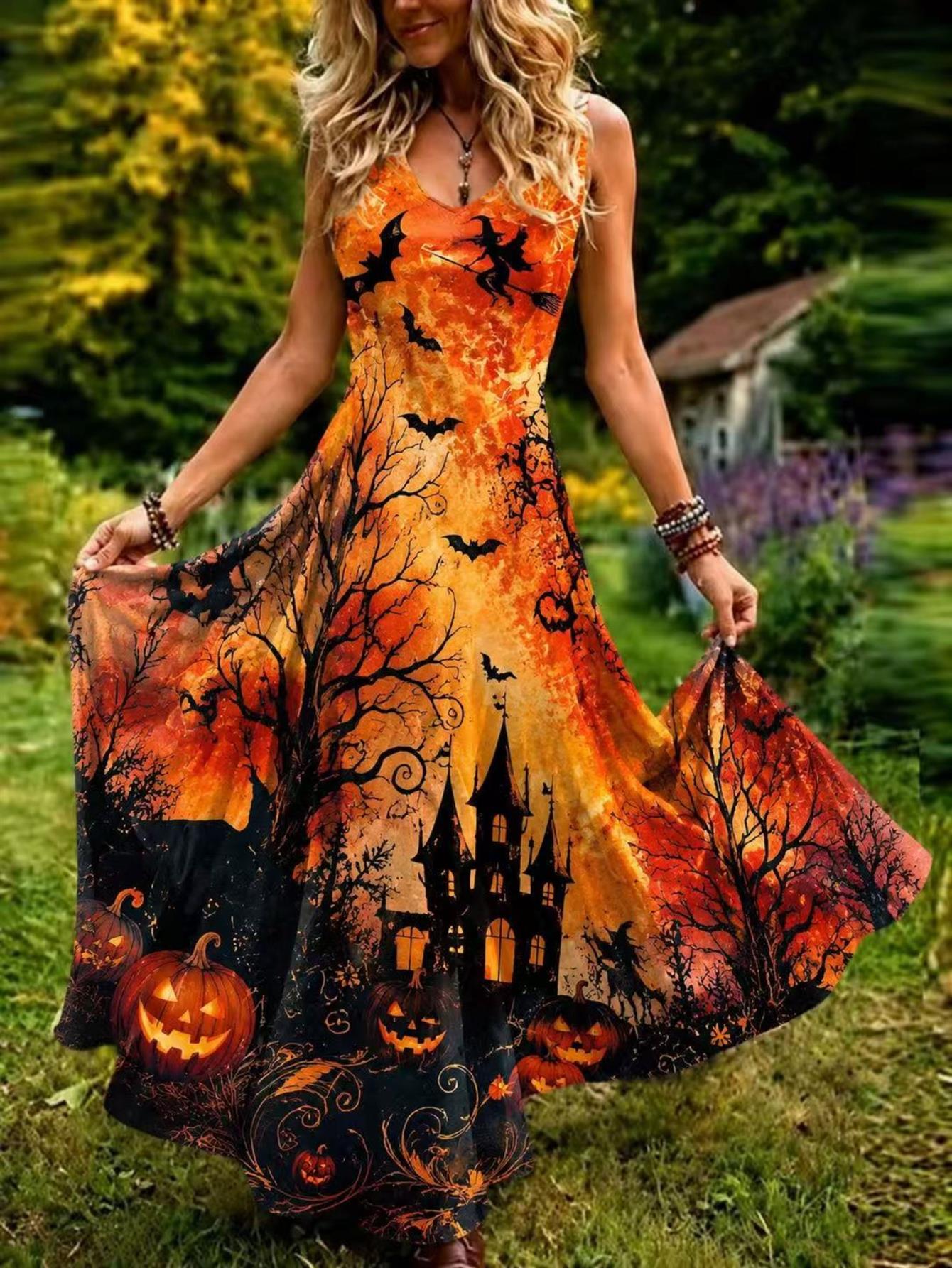 halloween dress sold on Temu United States