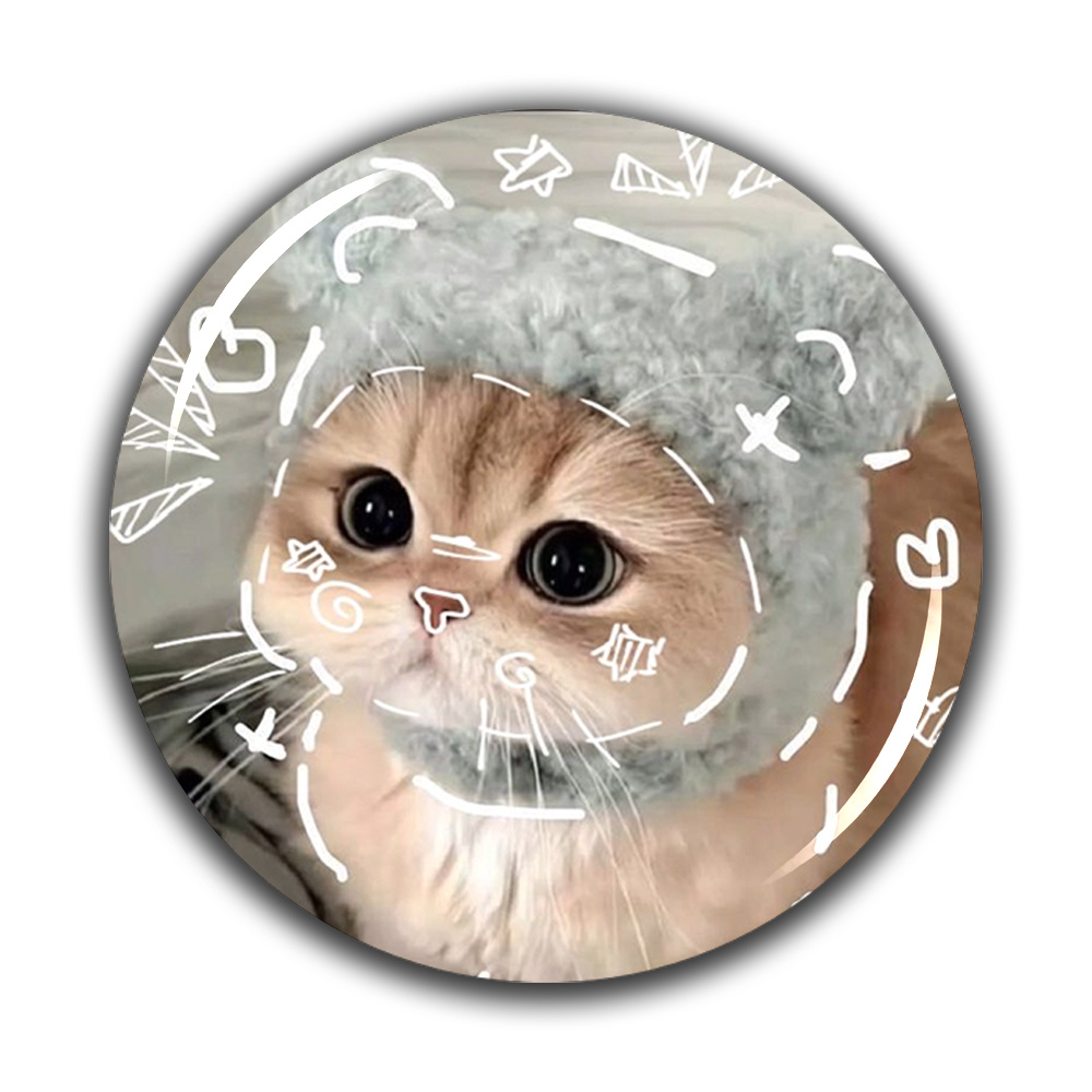 TEMU Latest Model Cartoon Anime Badge - Stylish Brooch For Men - Gorgeous Round Pin - Unisex - Suitable As A Fun Gift For Family, , - Classic