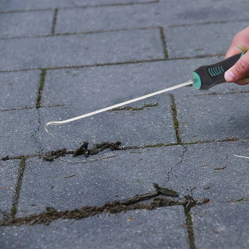 extended 24cm 9 45in manual lawn loosener u shaped ground nail removal hook for garden and pavement joints ideal for weeding and soil clearing pavement seam cleaning tool