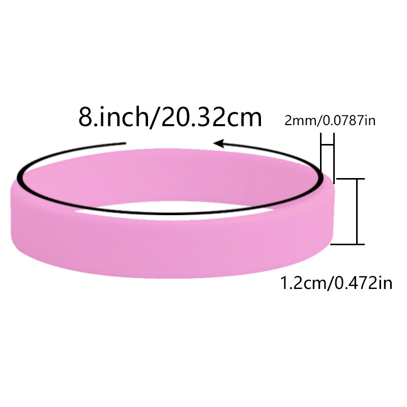 92pcs Glow-in-the-Dark Silicone Bracelets for Comfortable Wear