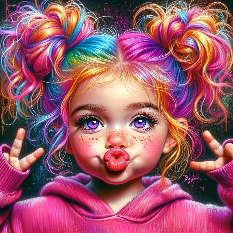 TEMU Valentine's Day Easter 5d Diy Hot-selling Large Adult Beginner Diamond Painting Kit Christmas Valentine's Day Round Full Diamond Painting Cute