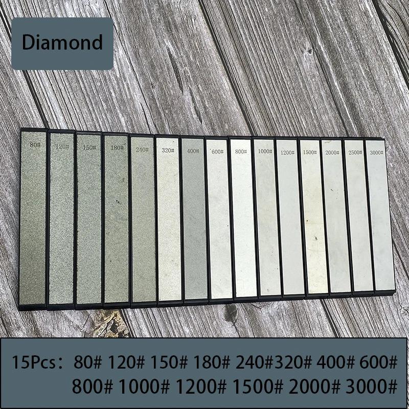 

Full Grit Size 15pcs Diamond Sharpening Eva Base For Fixed Knife Sharpener Gadgets Whetstone Grinders