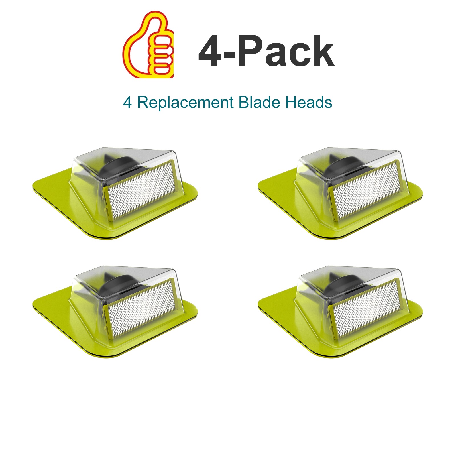 TEMU Têtes de lame de rechange compatibles avec le rasoir électrique PIXRAZZ T1, ensemble d'accessoires de toilettage pour lames de rasoir, lot de