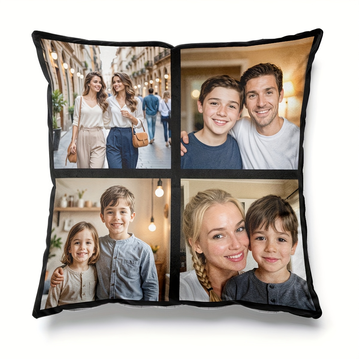 E-shop Individueller Patchwork Minimalistischer Kissenbezug, Home Decor Kissenbezug Geschenk, Mehrere Größen Verfügbar - Maschinenwaschbarer, einseitig