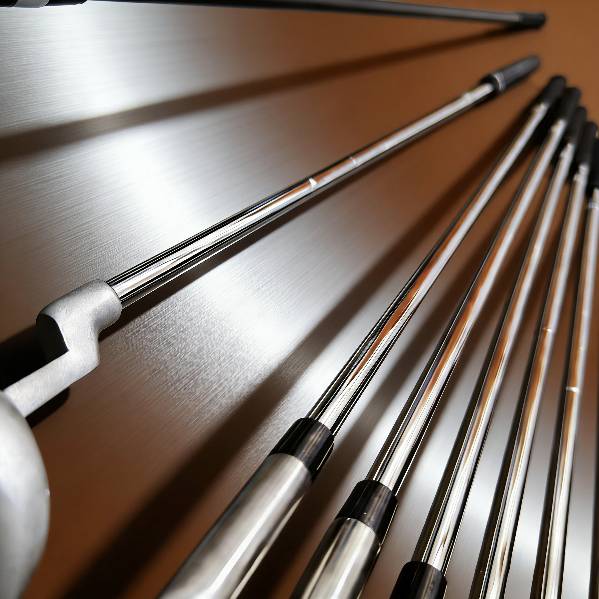 Fashion Black Silvery FAZER Golf Full Set Clubs, 12pcs: 4 Wood, 7 Iron, 1 Putter, High Launch Trajectory, Easy to Hit, Professional Clubs for Training and Competition, No Bag Included