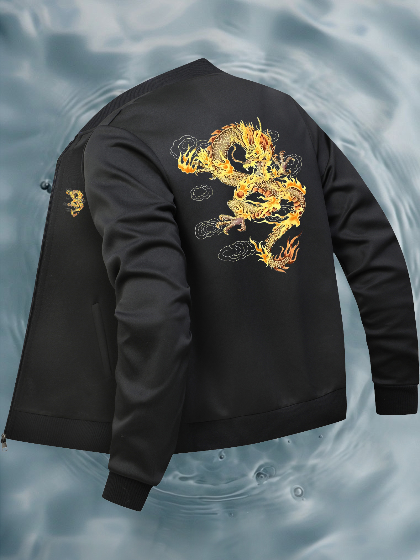 ジャケット・アウター ink DRAGON Remake China Sports Jacket ink DRAGON Remake China Sports Jacket