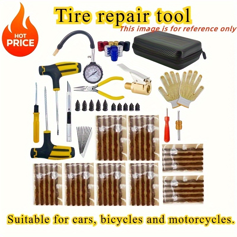 complete car motorcycle tire repair kit fix flats Temu Australia