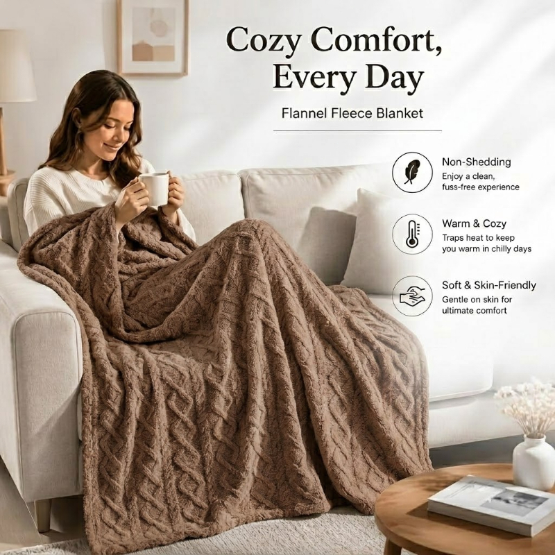 TEMU 1pc Solid Color Multifunctional Cover Blanket, Warm Bed Blanket, Lightweight Blanket, Easy To Carry, For Backpacking And Travel, Travel Camping