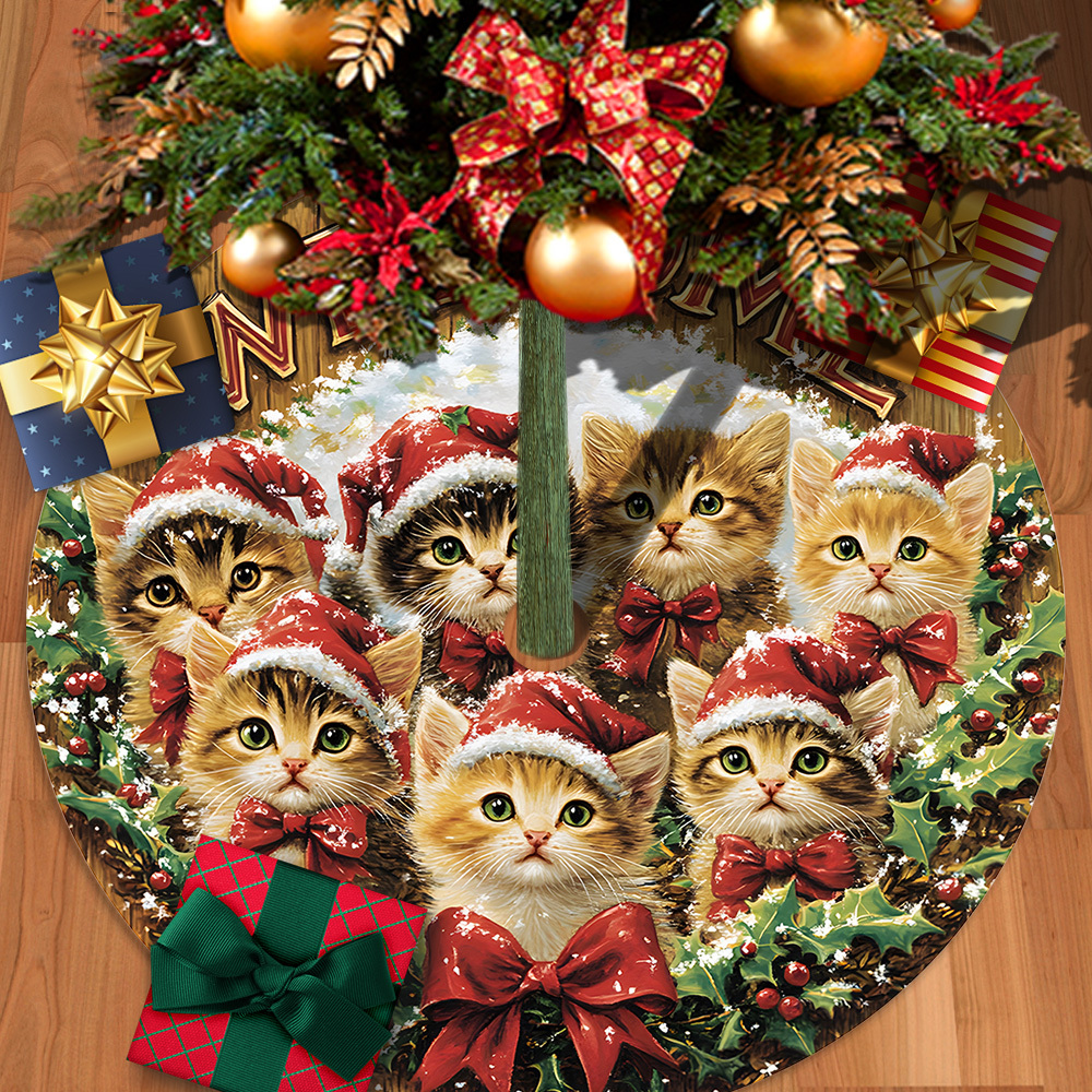 

1pc Christmas Tree , 48-, Polyester 100%, Decor Cat , For , , , Christmas