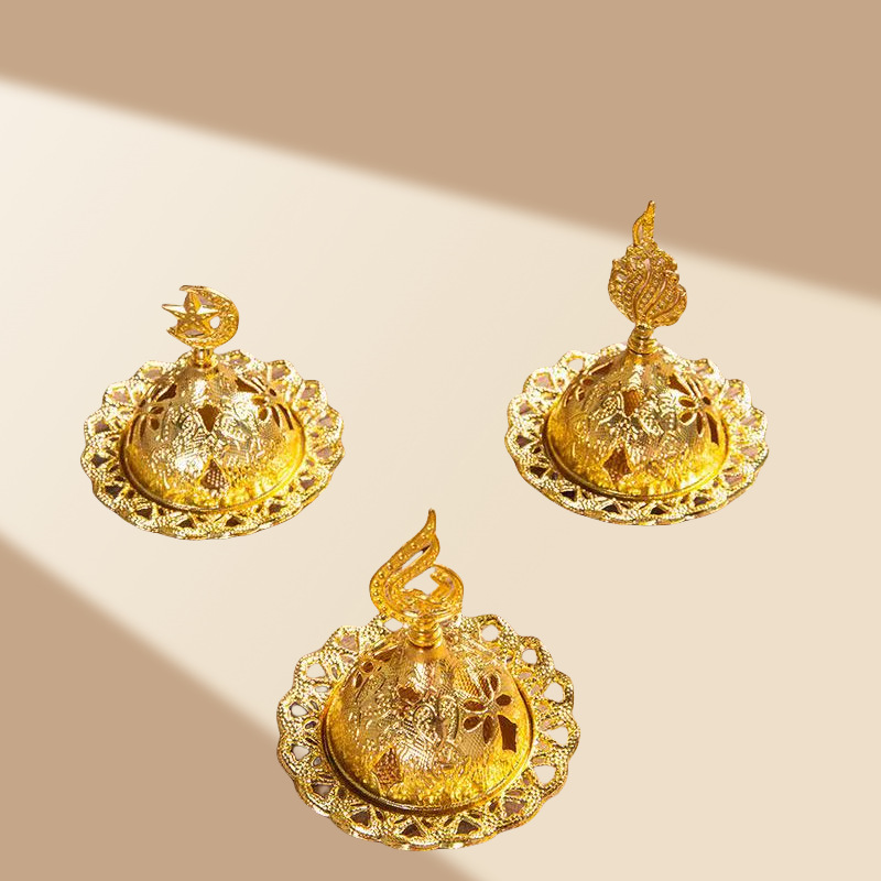 TEMU 3pcs Creative Incense Burners, Original Handmade Heat-resistant Anti-scald Incense Holders, Metal Incense Burners For Home Desktop Decoration