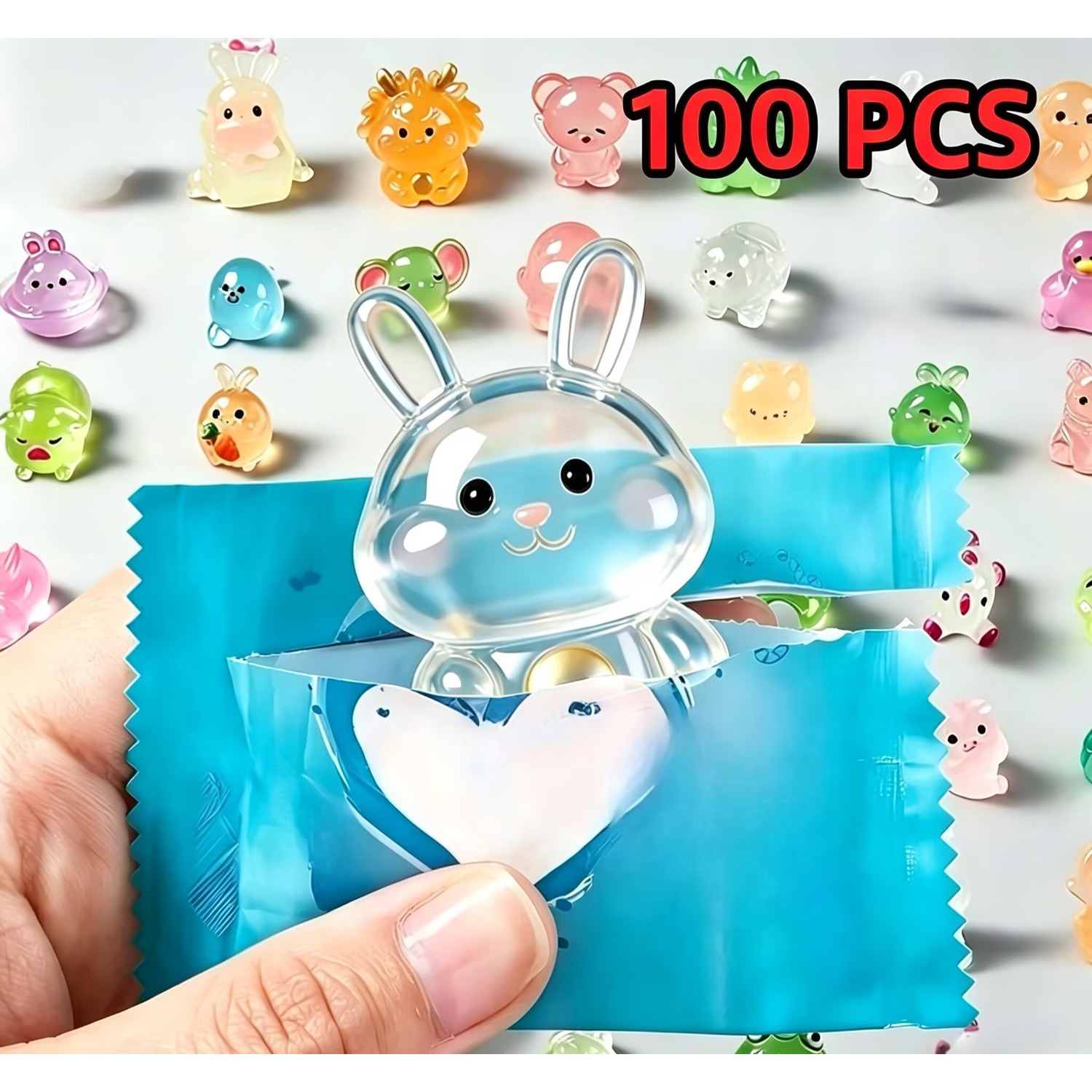 TEMU 100pcs Mini Resin Animal Ornament For Fairy Tale Gardens, Doll House Miniatures - Multi-colored Figurines For , Model Railways, Miniature