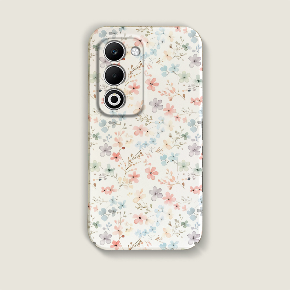 TEMU Phone Case - Hard Phone Case Featuring A Summer With Small Flowers, Specifically For The For Oppo A5 Smartphone