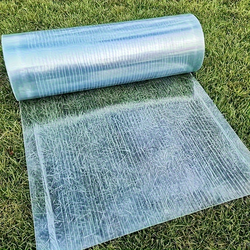 TEMU Plaque de Toit en Polycarbonate Résistant - Isolation Transparente et Pare-Soleil, Plastique Durable Imperméable pour Serre, Jardin, Projets de