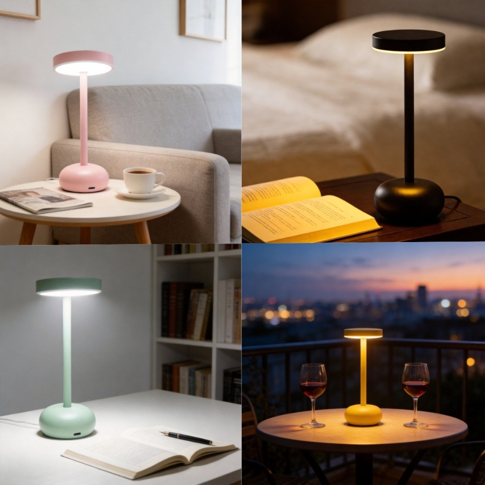 Creative Desktop Lamp with Adjustable Color Temperature