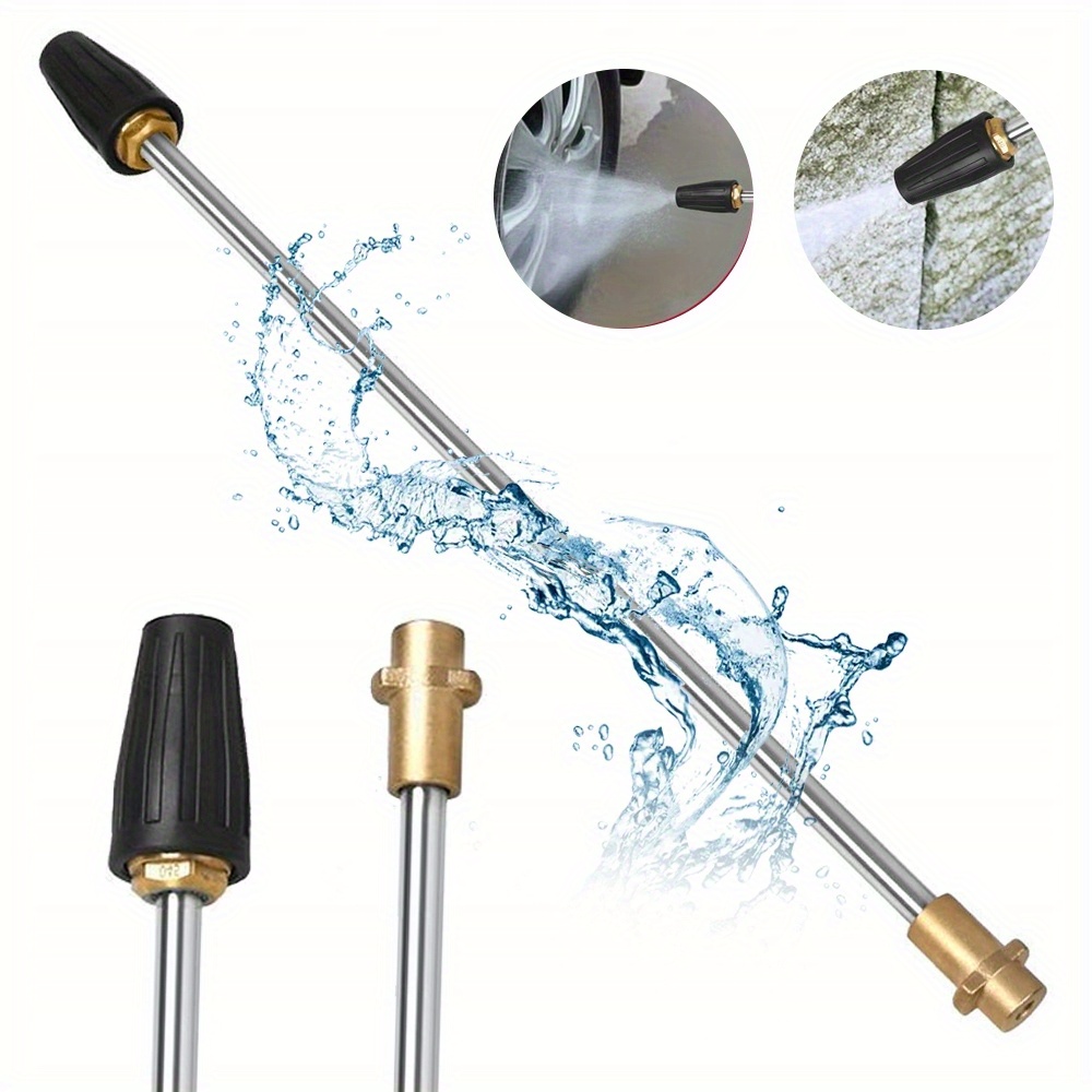 Dirt Blower Premium Rotary Bayonet Nozzle For Karcher Pressure Washers -k7 - Durable Plastic Gutter Cleaner Attachment With Larger Coverage Area, Ergonomic Handle & Easy-install Design