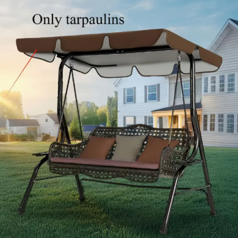 

1pc Outdoor Swing Top Cover - Umbrella Covers For Swing Sets, , Lightweight, And Design - Perfect Replacement For Swing Glider