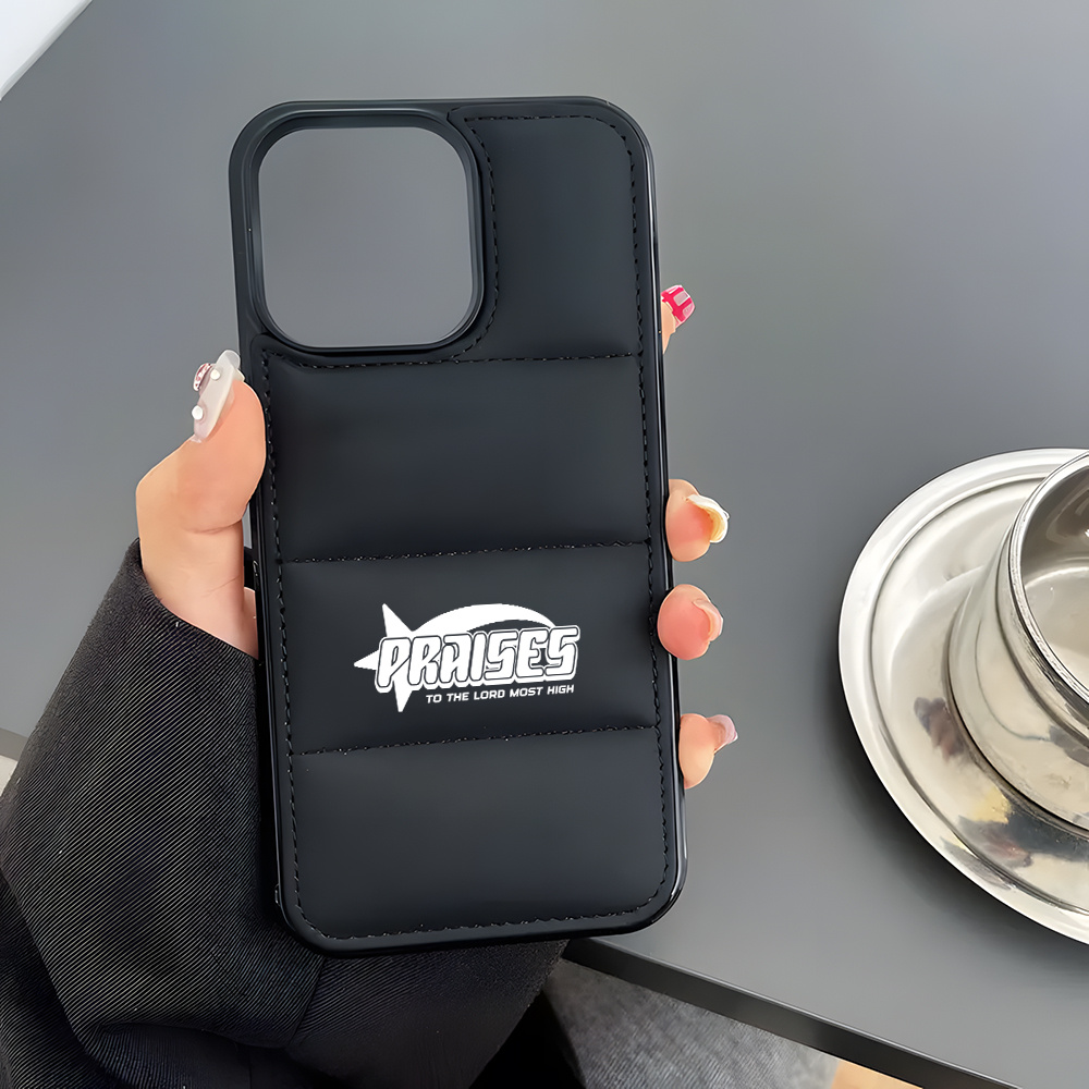 TEMU Decorations Winter Aesthetic 3d Puffer Phone Case For Iphone16 11 15 14 13 12 Pro Xr Case Soft Shockproof Phone Cases Teen Girl Gifts Trendy