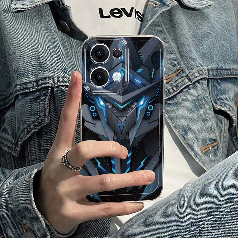 TEMU Phone Case: Futuristic Tech-inspired Phone Case, Suitable For Oppo A3, A3 Pro, A3x, A5 5g, A5 Pro, A5x, A5i, A6 Pro, A16, A17k, A18, A20, A38,