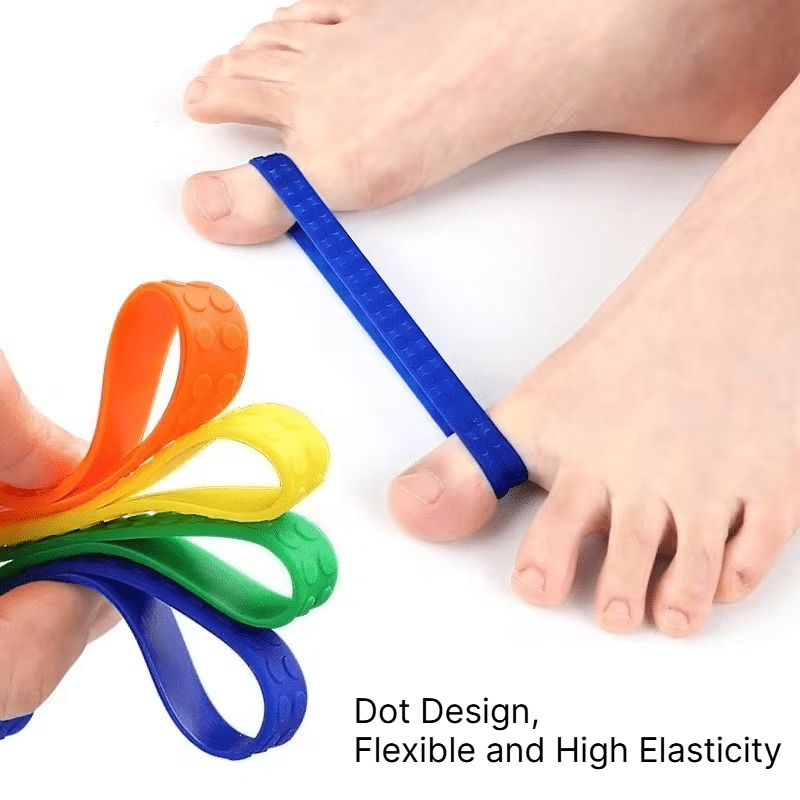 Silicone Dot Foot Resistance Bands for Yoga Training