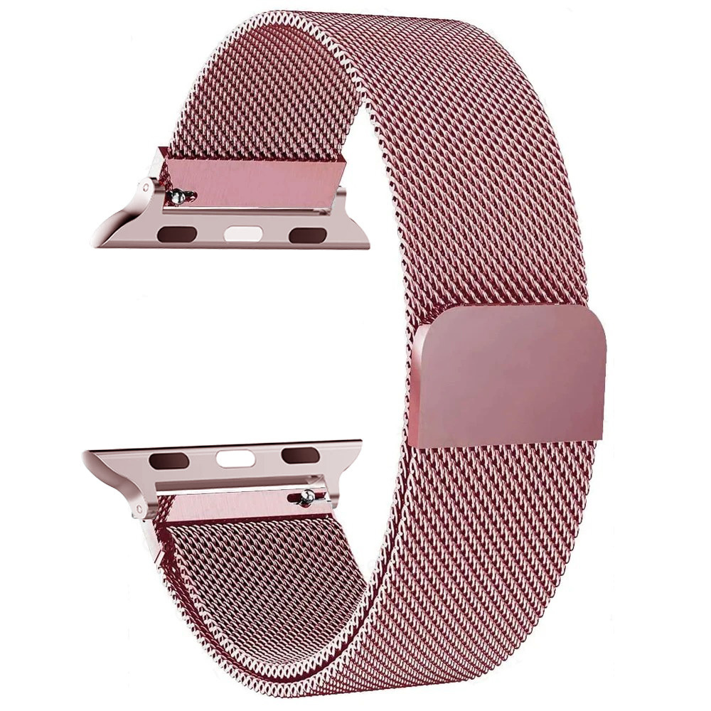 Image of Milanese Loop Band For Watch Strap 46mm 44mm 40mm 43mm 47mm 45mm 41mm 42mm 38mm 42mm 49mm Bracelet 6 Se 7 8 11 12 Ultra 2 3 49mm