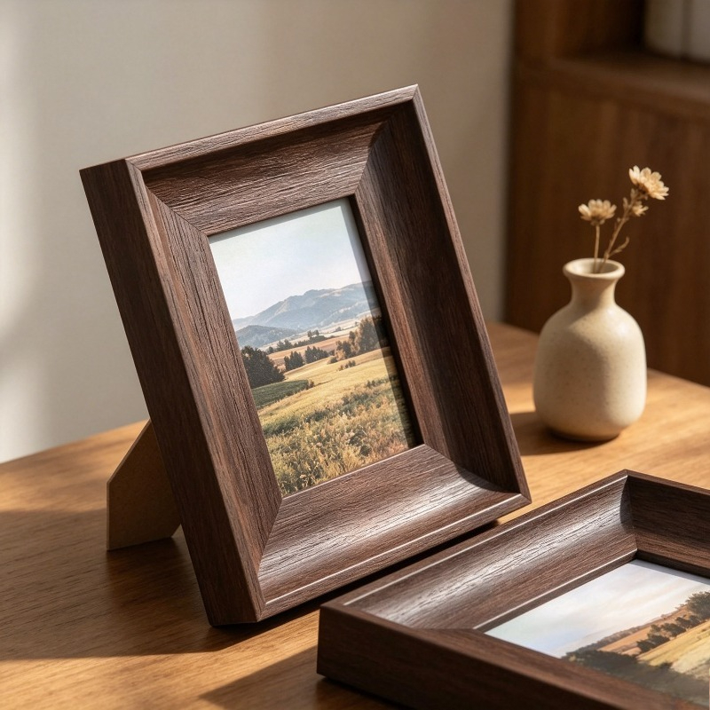 1pc Photo Frame, Suitable for 4x6 / 5x7 / 6x8 Photo Display, Light Luxury Couple Wedding Photo Frame for Living Room, Kitchen, Office, Bedroom, High-End Creative Photo Frame Decoration