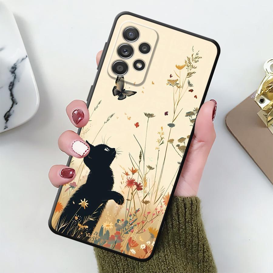 TEMU Phone Case Featuring A And , Compatible With Models Including A71, A54, A53, A73, A72, A55, A52s, A52, A51, A42, A34, A33, A41, A35, A22, A21s,