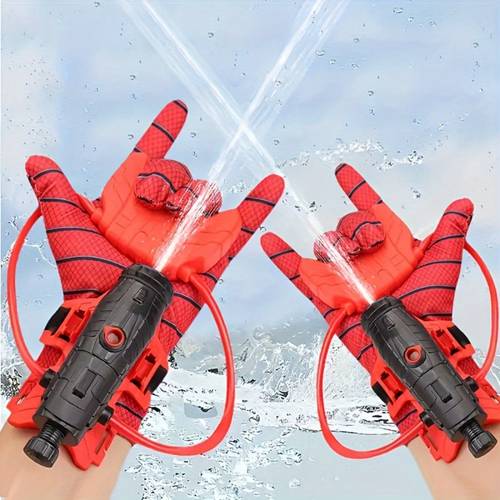 with a set of spider gloves and wrist water spray launchers for teenagers a summer novelty toy an for outdoor summer gift and a for indoor and outdoor activities