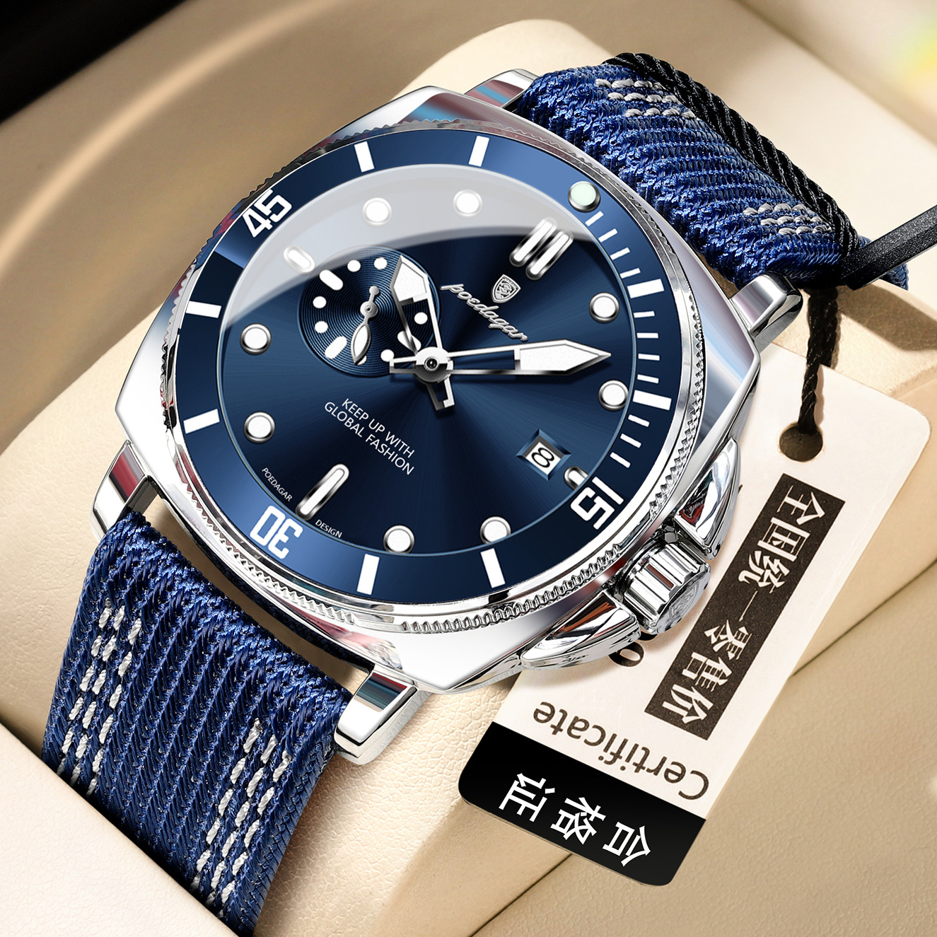 TEMU New Fashionable Casual Women's Watch, Casual Large Dial, Women's Watch Timing Watch, Suitable For Work Gatherings And Parties, Suitable For Gift