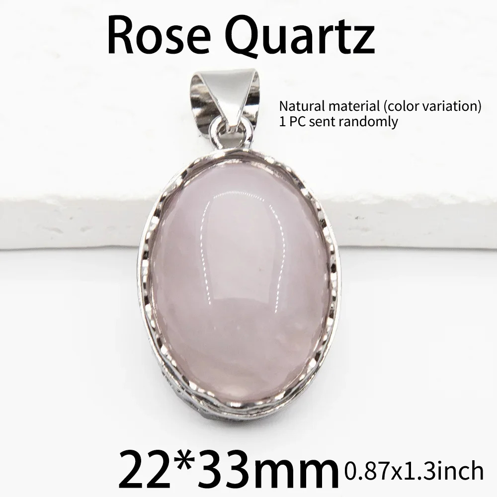 TEMU 1pc Natural Abalone Shell Semi-precious Stone Necklace Pendant, 22Ã33mm Size, Metal- Semi-precious Shell Inlay, New , Multiple Colors And