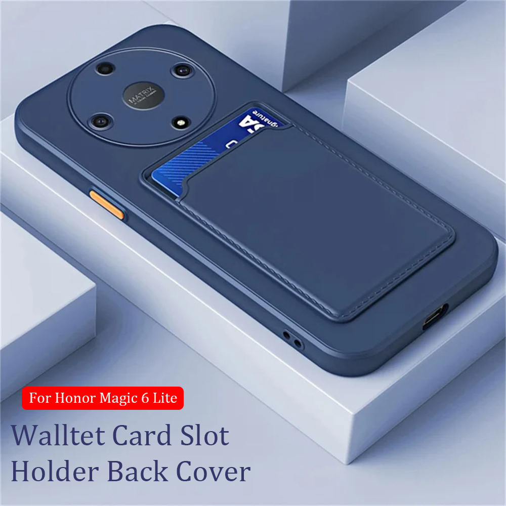 TEMU Phone Case - Compatible Phone Case Magic 6, 7 Lite With Card Slot, In Solid Colors, Fits X9b And X9c As A Wallet Cover