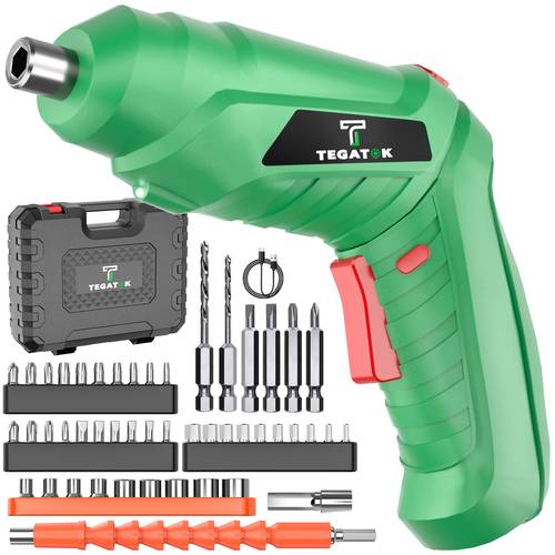 47pcs electric screwdriver set rechargeable screwdriver with usb power supply and outdoor carrying diy multifunctional portable and fast holiday gift power tool local warehouse