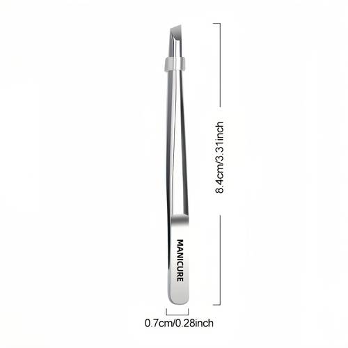 high quality stainless steel eyebrow tweezers hair removal pliers tweezers special for beard removal slanted eyebrow tweezers hair removal clip beard clip facial care tool