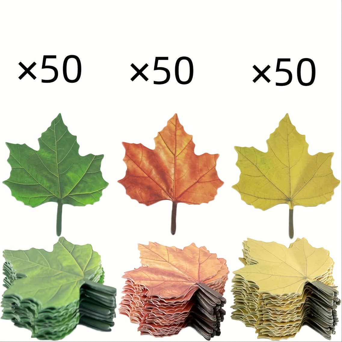 150pcs Artificial Message Book, Suitable For Wedding Guest Book, Thanksgiving, Birthday, Party Bulletin Board Decoration, School Classroom Family Gathering Supplies Paper Leaves