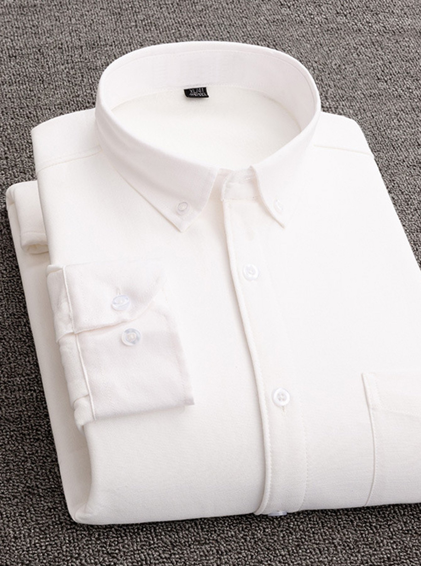 Close-up of button detail