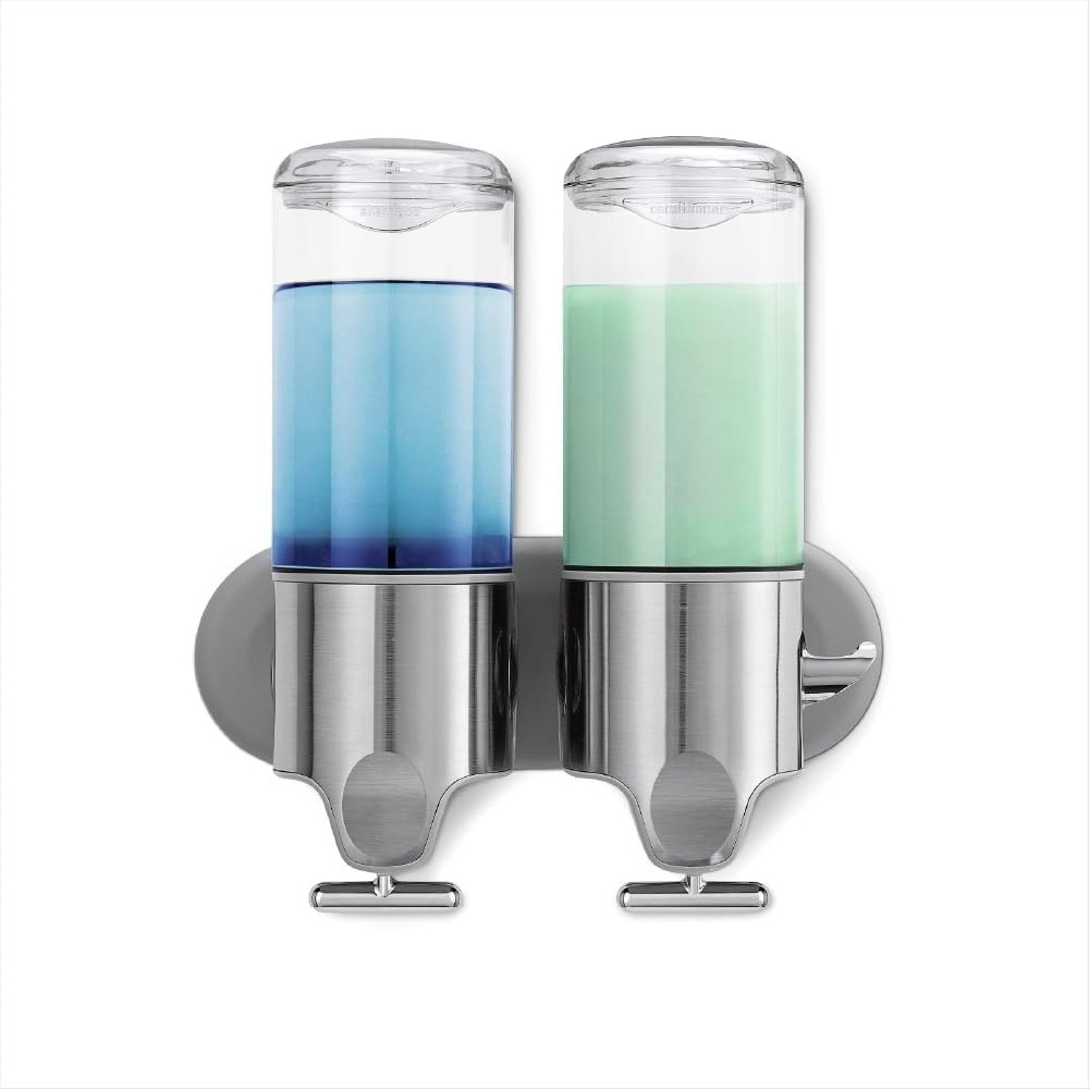 Image of Mounted Soap Dispenser 444ml Manual Pump Dispenser For Soap Shampoo Conditioner Shower Gel Bathroom Shower