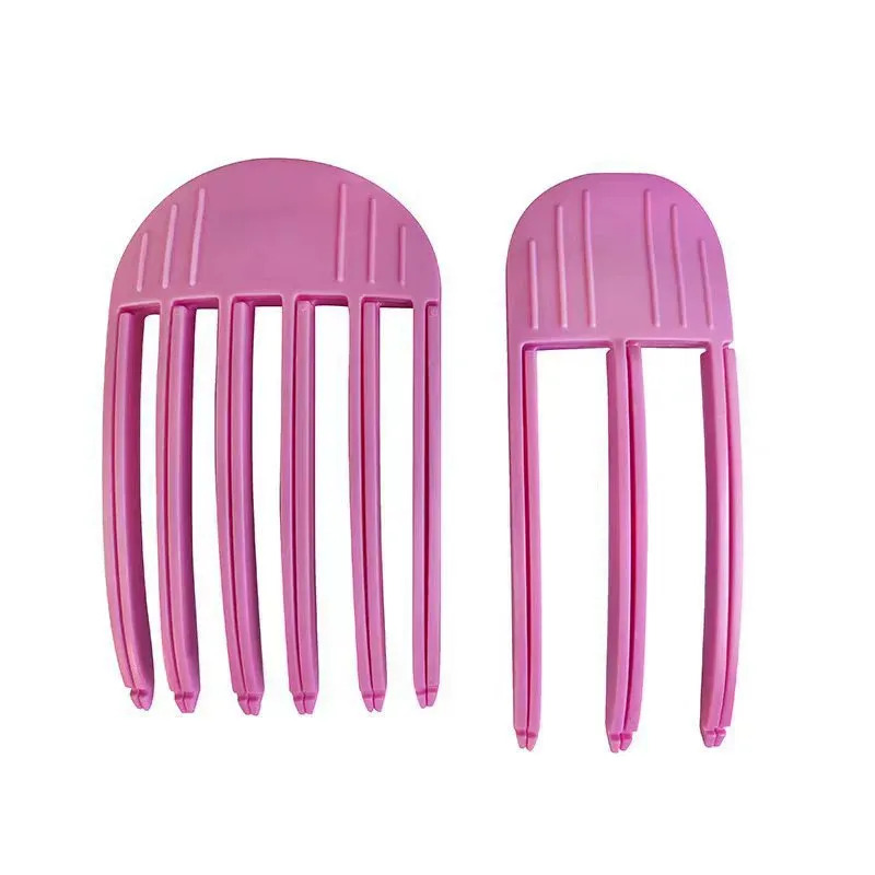 TEMU Marcolor 2pcs High Crown Hair Clip For Hair , Women's 2024 New Style Hair Styling Comb, Lazy Forehead Bangs Styling