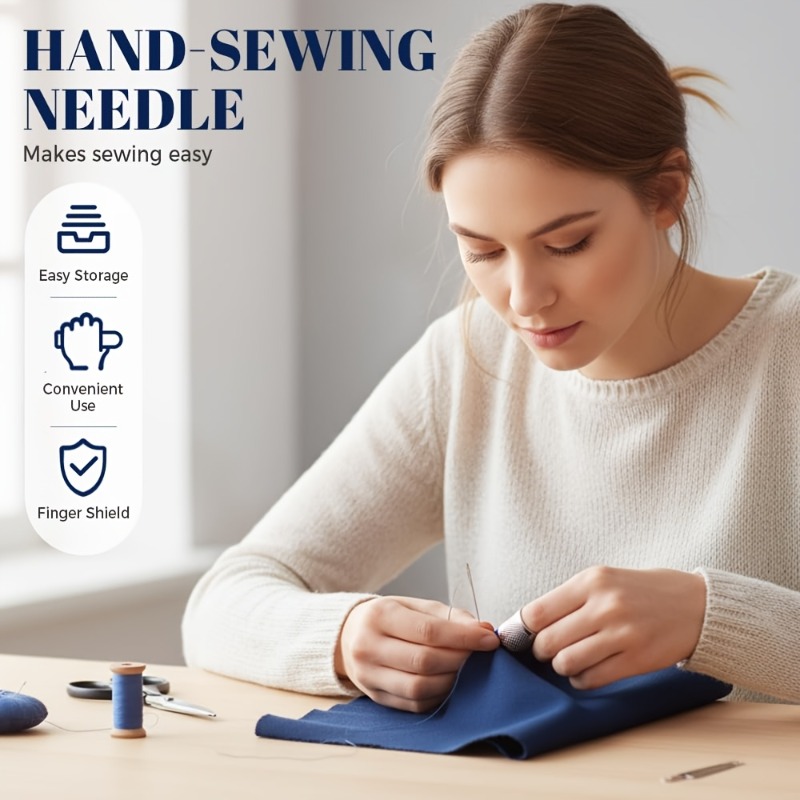 42pcs Sewing Needles Set with Iron Box Storage