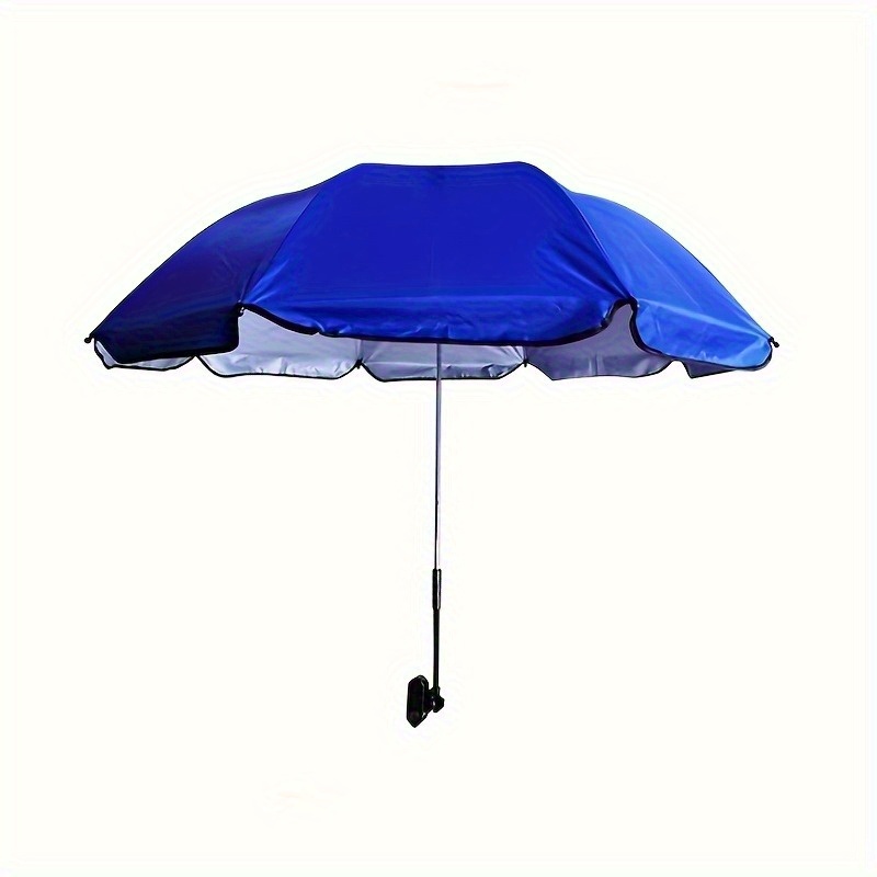 Parapluie De Pêche 180-260 Cm – 360° Rotatif – Oxford, Fibre De Verre, Métal – Imperméable, Coupe-Vent – Double Couche UV
