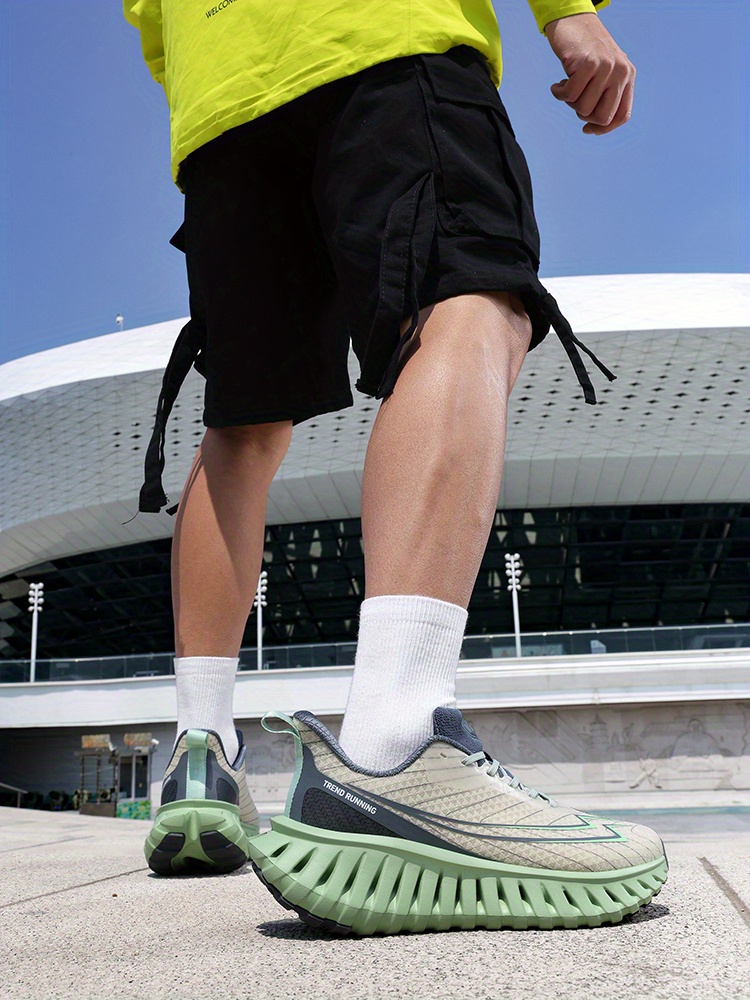 Sneakers, Men's Outdoor Trail Running Shoes, Breathable, Shock-Absorbing, Lightweight, Soft-Soled Men's Shoes, Training Mesh Breathable Casual Trendy Women's Shoes, Student Campus Commuting Lace-Up Shoes
