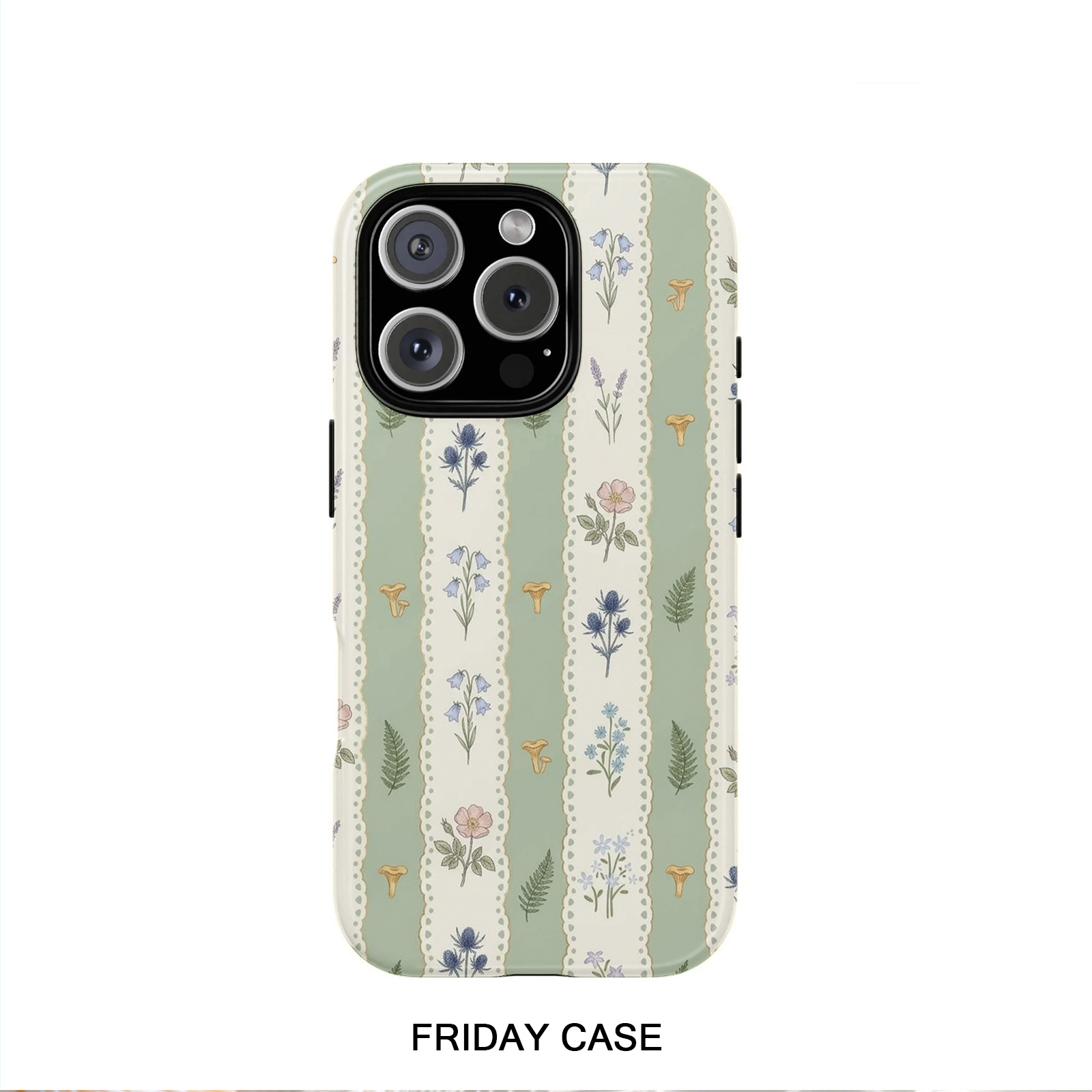 TEMU Phone Case - Botanical Hand-drawn Suitable For Iphone 17promax 16/15promax 11pro 12mini 7/8 Se Xs -in-1 Glossy Case