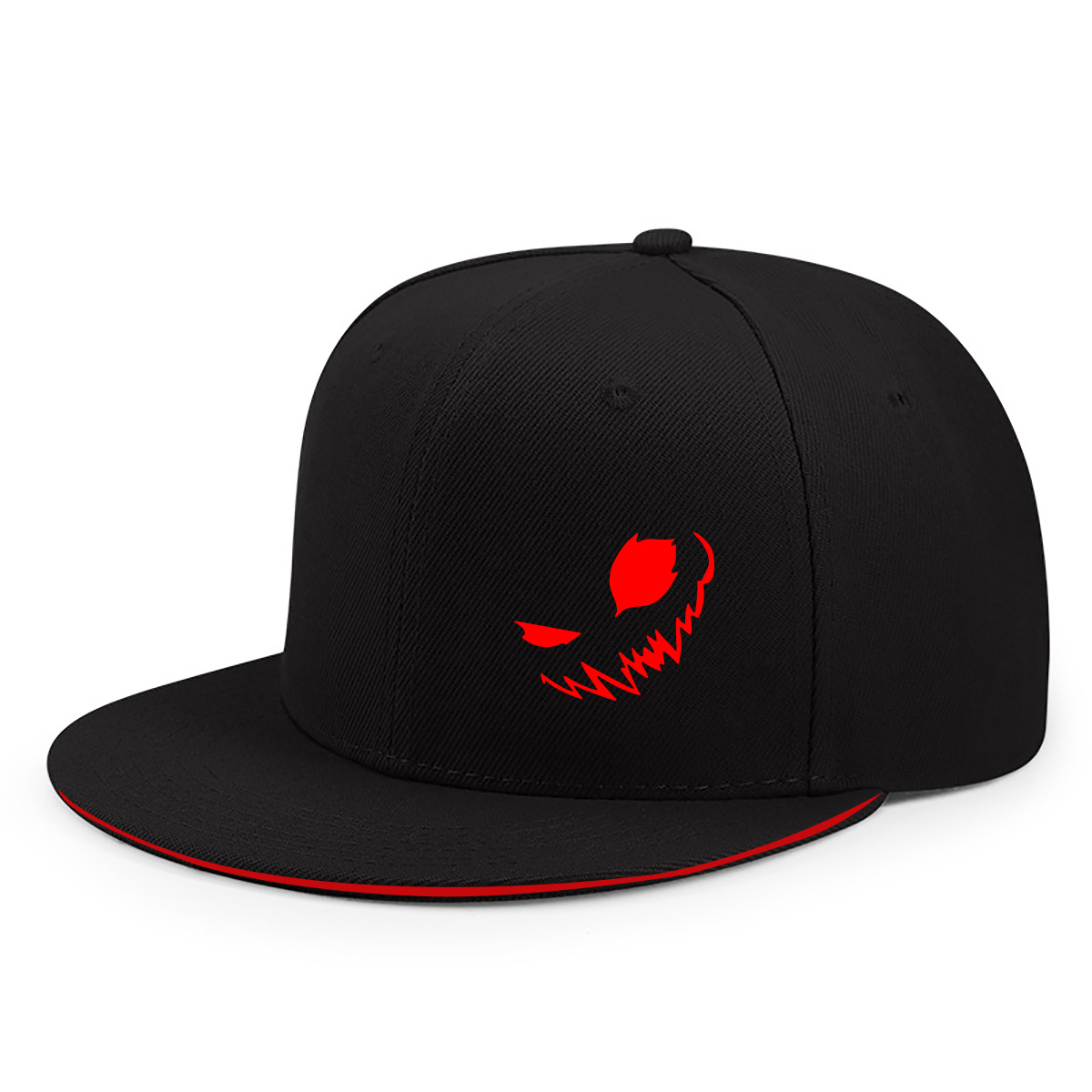 

1pc Unisex Hip-hop Flat Baseball Cap, 100% Polyester Casual Streetwear Sun Hat, Comfortable Adjustable Dance Cap
