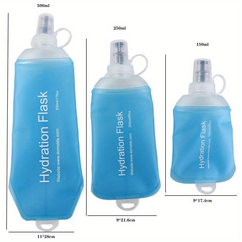 Foldable Collapsible Water Pouch, 500/250/150ML