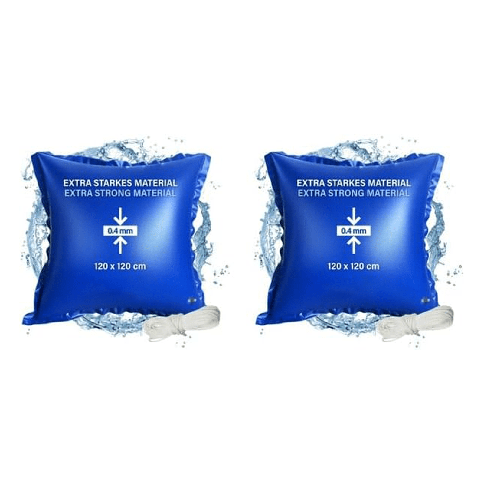 2pcs Set Of 120 X 120 Cm Pillows For Coverage, Swimming Pool Additions, Swimming Pool Winter Supplies, Coverage For Swimming Pools, Suitable For Winter And Weather Pool Coverage