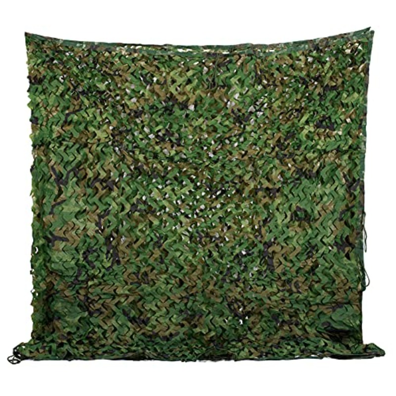 Image of 2m X 4m Jungle Camouflage Netting, 45g Camouflage Sunshade Netting, Suitable For Hunting Shelters, Sunshade, Camping, And Themed Party Decorations