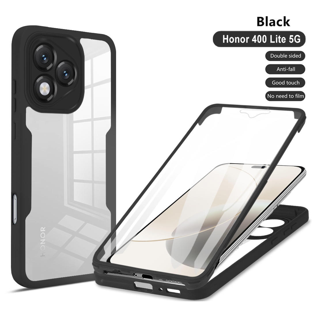 TEMU Phone Case: 360 Full Coverage Screen Transparent Shockproof Phone 400 Lite 5g Durable Hard Back Cover